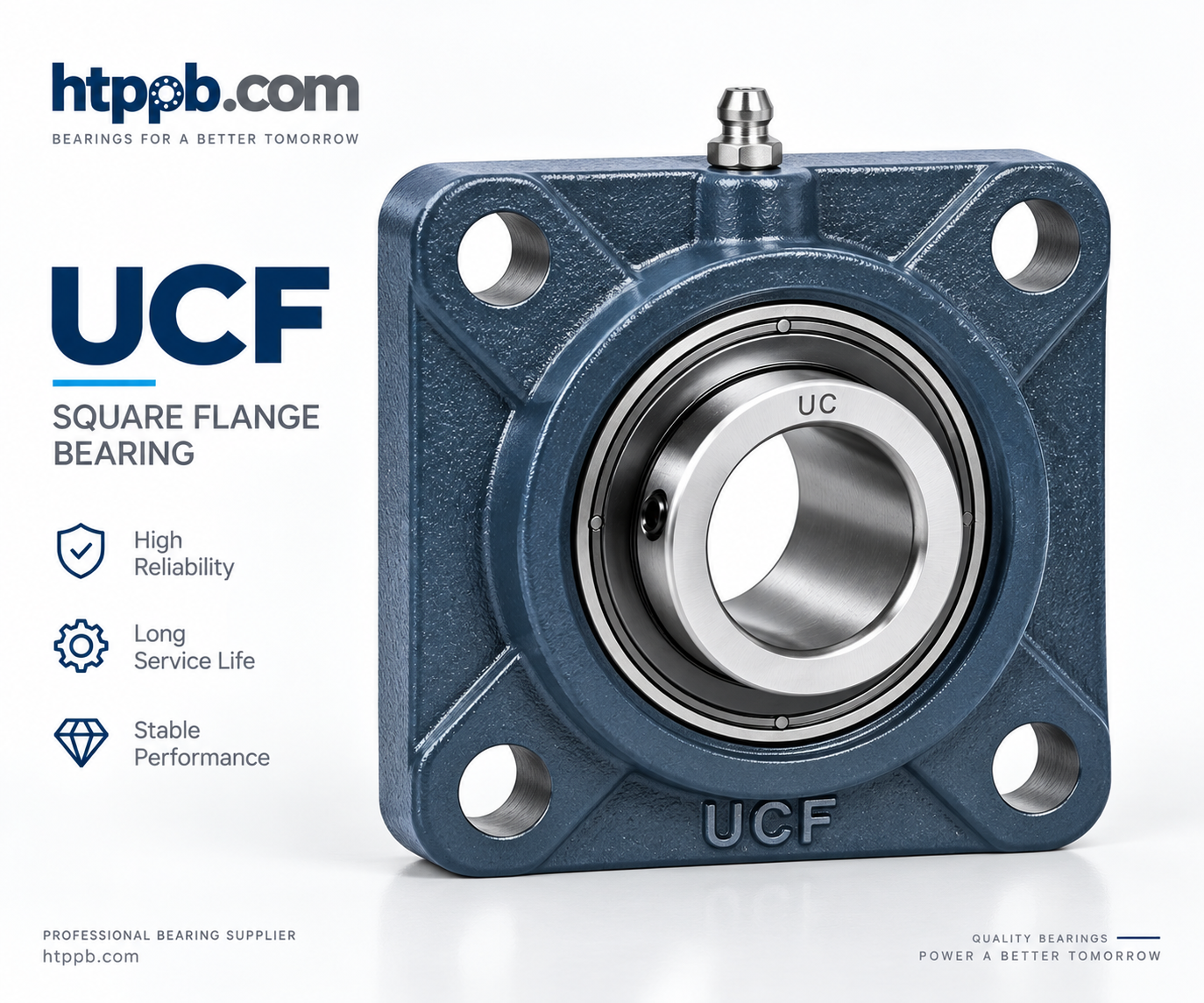 UCF square flange mounted bearing unit